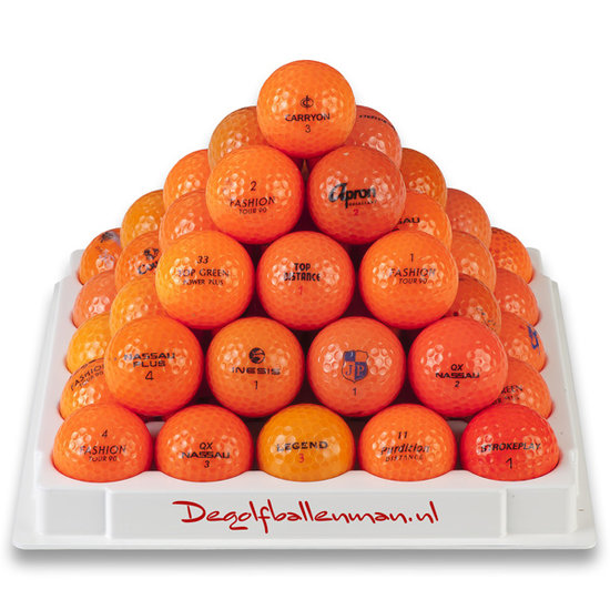 100 Oranje Golfballen