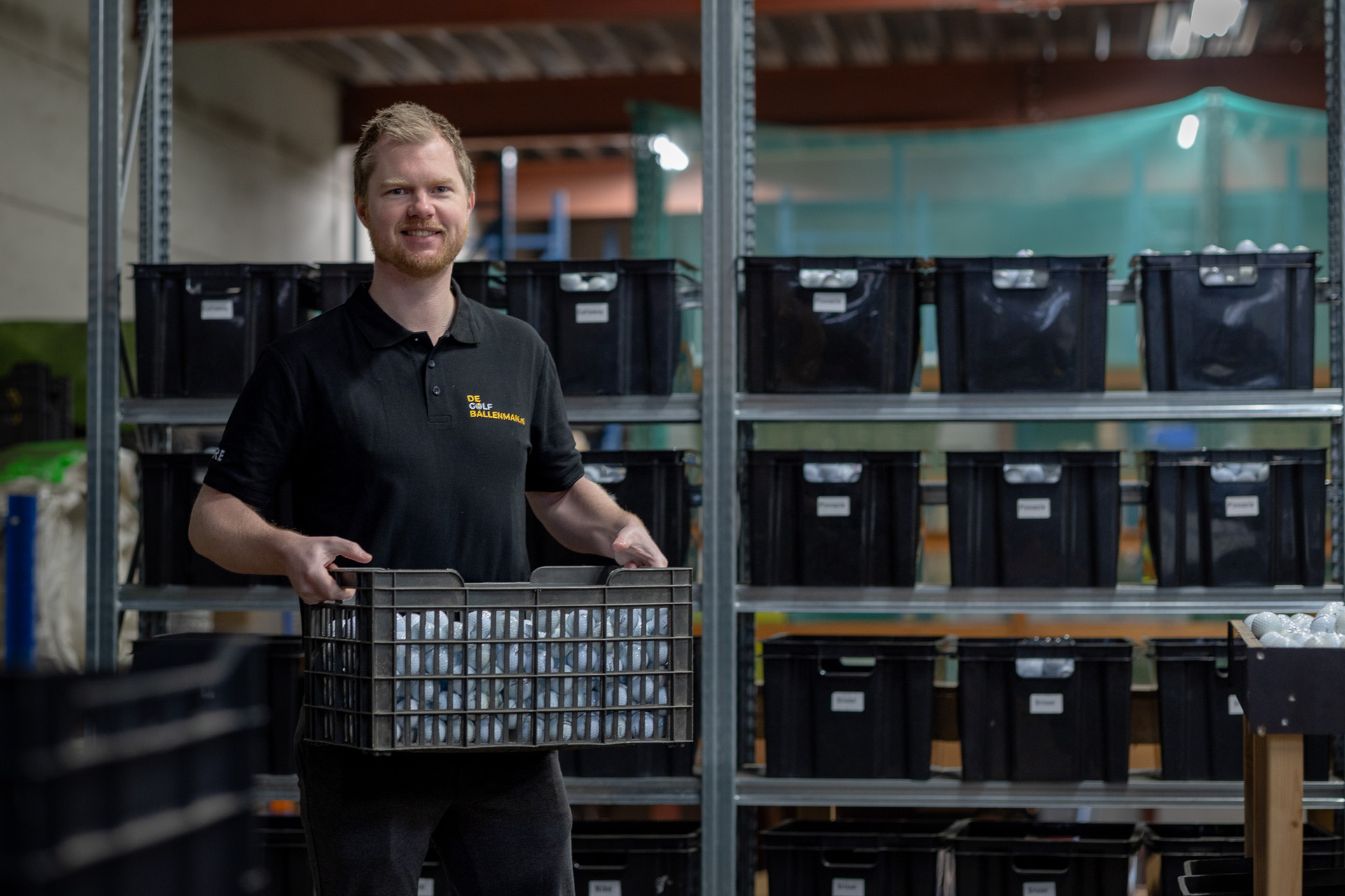 Foto van Robbie, De golfballen man